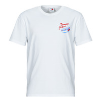 Clothing Men short-sleeved t-shirts Tommy Jeans TJM REG  FUN NOVELTY TEE White