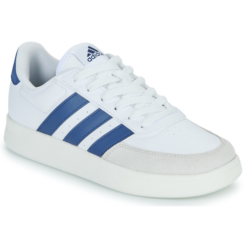 Shoes Low top trainers Adidas Sportswear BREAKNET 2.0 White / Marine / Beige