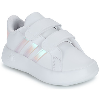 Shoes Girl Low top trainers Adidas Sportswear GRAND COURT 2.0 CF I White / Iridescent