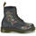 Shoes Women Mid boots Dr. Martens 1460 Decayed Roses Classic Tumbled Nappa Black / Flower