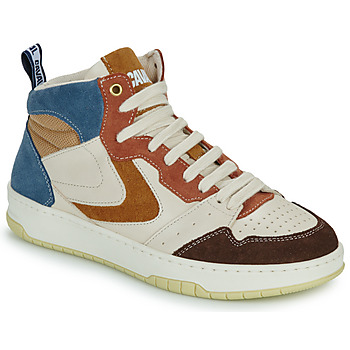 Shoes Women High top trainers Caval MID SNAKE Beige / Brown / Blue