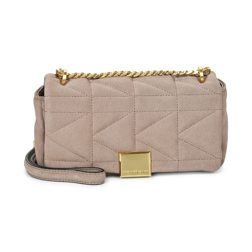 Bags Women Shoulder bags Karl Lagerfeld K/KUILT SP SM CROSSBODY NUBUCK Taupe