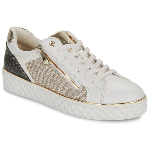 Shoes Women Low top trainers Marco Tozzi  Beige / Gold