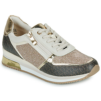 Shoes Women Low top trainers Marco Tozzi  Beige / Gold