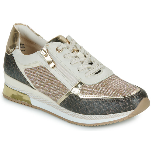 Shoes Women Low top trainers Marco Tozzi  Beige / Gold