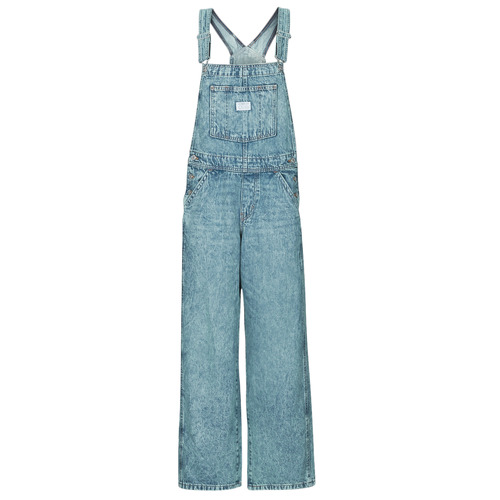 Clothing Women Jumpsuits / Dungarees Levi's FL BAGGY OVERALL Blue