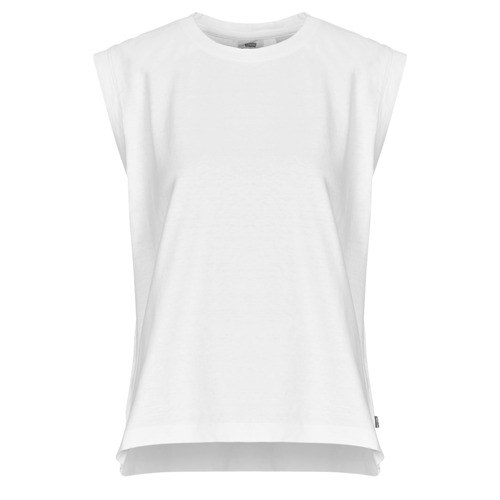 Clothing Women short-sleeved t-shirts Levi's BOXY TANK White