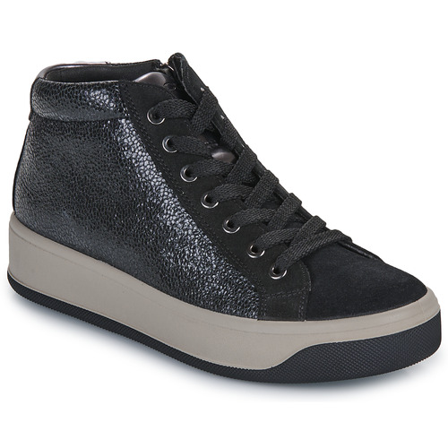 Shoes Women High top trainers IgI&CO D.AVA Black