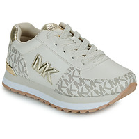 Shoes Girl Low top trainers MICHAEL Michael Kors BILLIE MYERS Beige / Gold