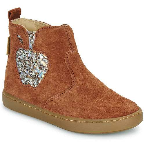 Shoes Girl Mid boots Shoo Pom PLAY NEW APPLE Brown / Gold