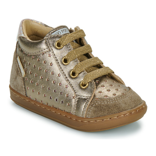 Shoes Girl High top trainers Shoo Pom BOUBA BOX STAR Gold