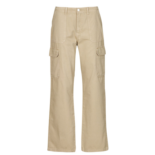 Clothing Women Cargo trousers  Only ONLMALFY Beige