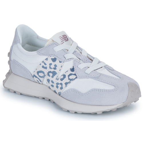 Shoes Girl Low top trainers New Balance 327 Grey / White