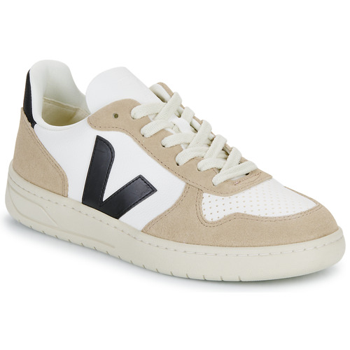 Shoes Low top trainers Veja V-10 White / Black