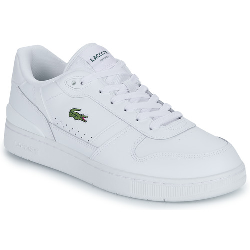 Shoes Men Low top trainers Lacoste T-CLIP White