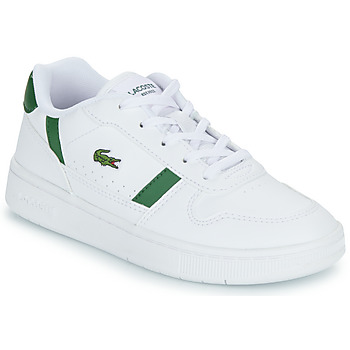 Shoes Children Low top trainers Lacoste T-CLIP White / Green