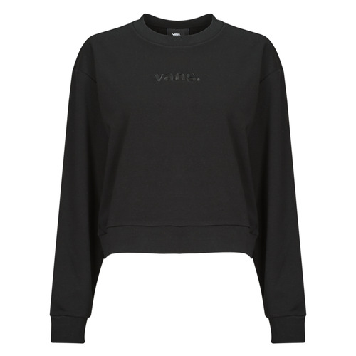 Clothing Women sweaters Vans W ESSENTIAL FT RLX CREW Black