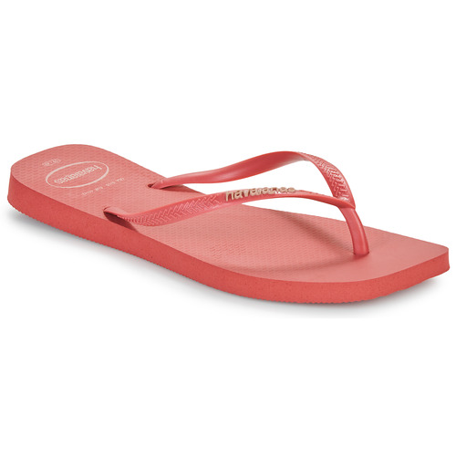 Shoes Women Flip flops Havaianas SQUARE LOGO POP UP Pink