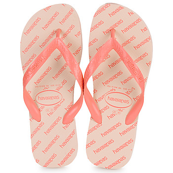 Shoes Women Flip flops Havaianas LOGOMANIA ESSENTIAL Pink