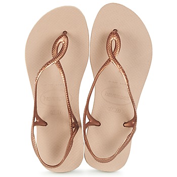 Shoes Women Flip flops Havaianas LUNA Bronze