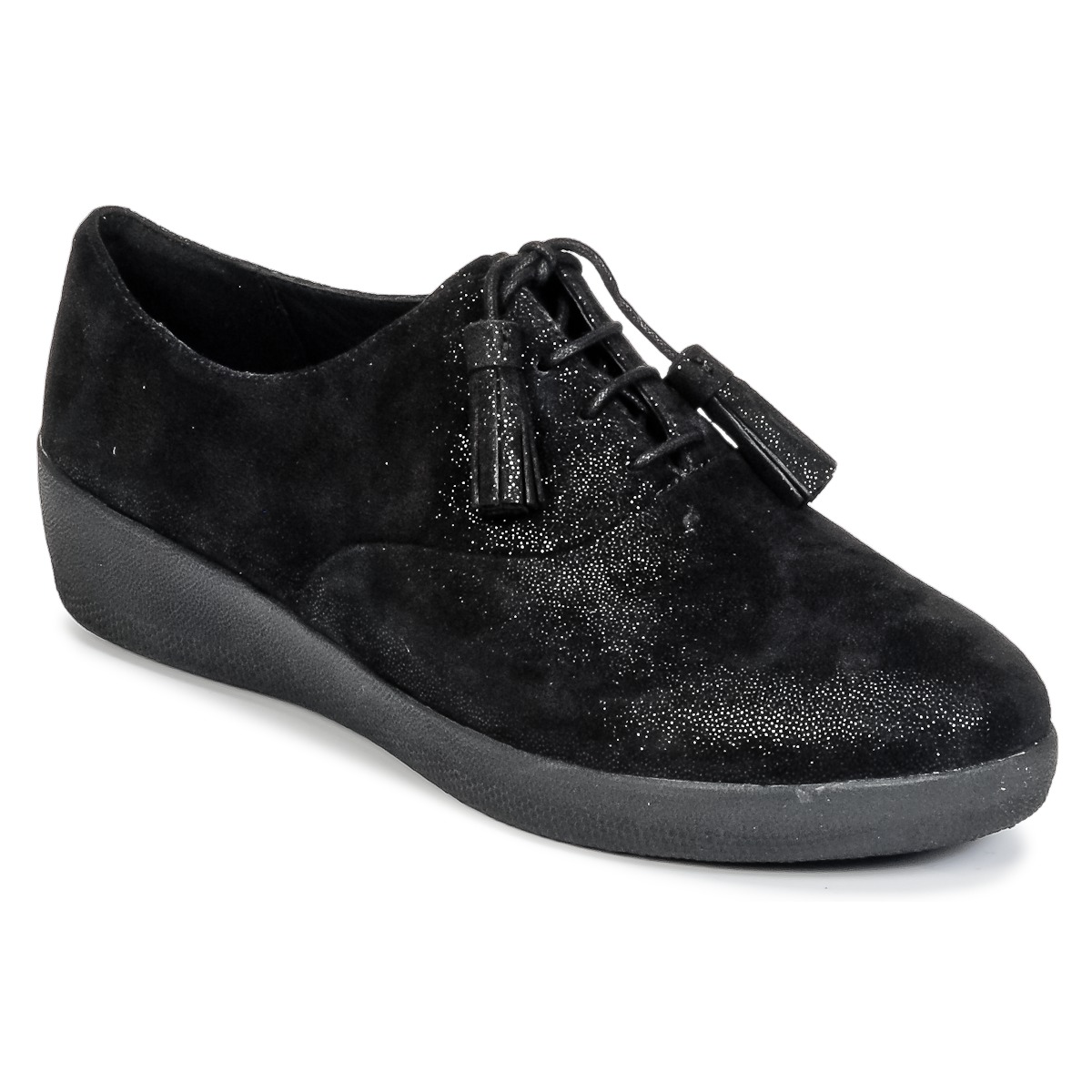 Shoes Women Derby shoes FitFlop CLASSIC TASSEL SUPEROXFORD Black