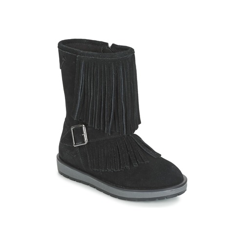 Shoes Girl Boots Geox NOHA Black