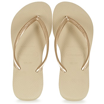 Shoes Women Flip flops Havaianas SLIM Gold