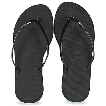 Shoes Women Flip flops Havaianas YOU METALLIC Black