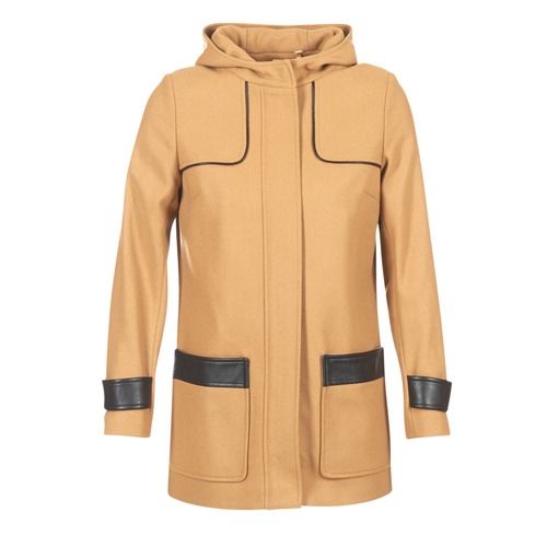 Clothing Women coats Naf Naf AHOULA Beige