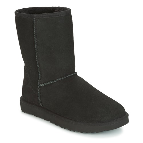 Shoes Women Mid boots UGG CLASSIC SHORT II Black