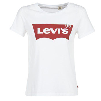 Clothing Women short-sleeved t-shirts Levi's THE PERFECT TEE White