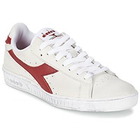 Shoes Women Low top trainers Diadora GAME L LOW WAXED White / Red