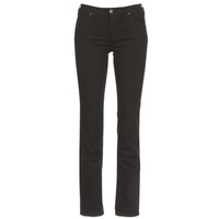 Clothing Women straight jeans Lee MARION STRAIGHT Black