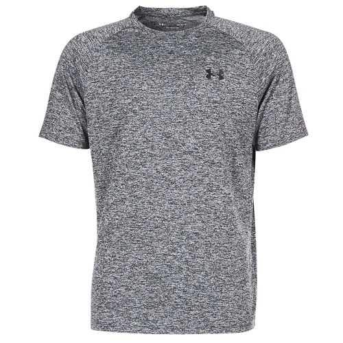 Clothing Men short-sleeved t-shirts Under Armour UA TECH SS TEE Grey