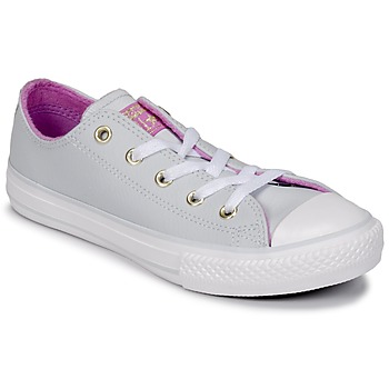 Shoes Girl Low top trainers Converse CHUCK TAYLOR ALL STAR HI Pure / Platinum / Fuschia /  glow / White