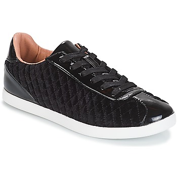 Shoes Women Low top trainers André VELVET Black