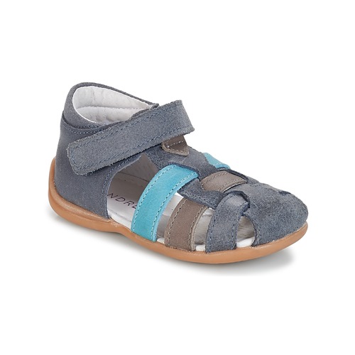 Shoes Boy Sandals André LES PRALINES Blue