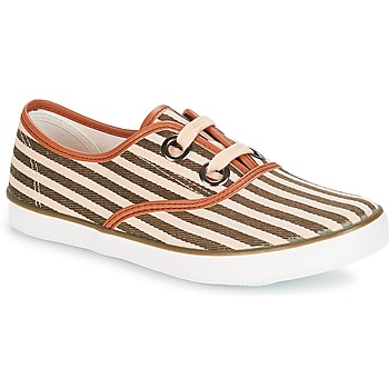 Shoes Women Low top trainers André MELON Kaki