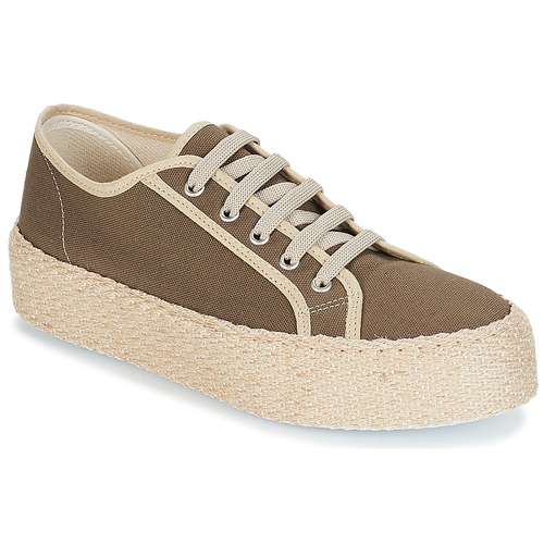 Shoes Women Low top trainers André LODGE Kaki