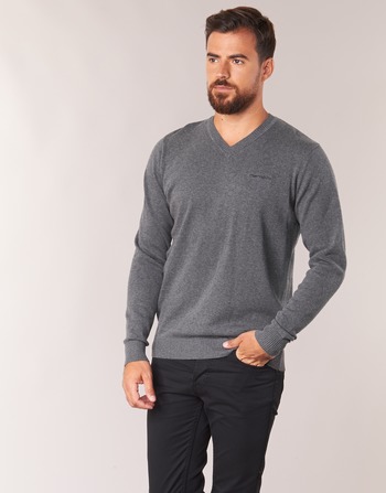 Clothing Men jumpers Teddy Smith PULSER Grey