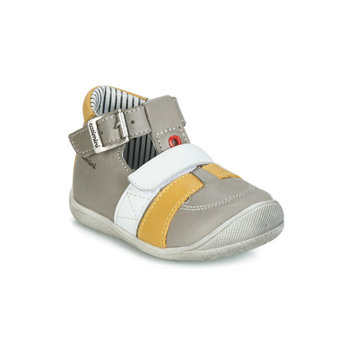 Shoes Boy Sandals Catimini TIMOR Grey / Mustard