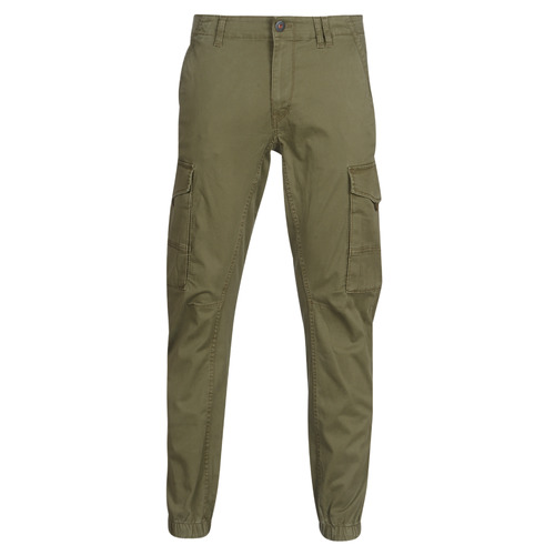 vaatteet Miehet Reisitaskuhousut Jack & Jones JJIPAUL Khaki