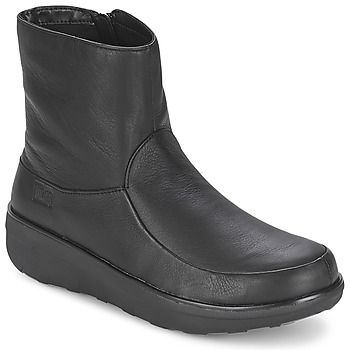 kengät Naiset Nilkkurit FitFlop LOAFF SHORTY ZIP BOOT Musta