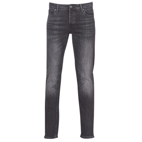 vaatteet Miehet Slim-farkut Jack & Jones JJIGLENN Musta