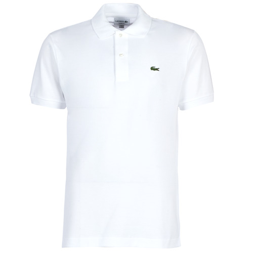 vaatteet Miehet Lyhythihainen poolopaita Lacoste POLO L12 12 REGULAR Valkoinen