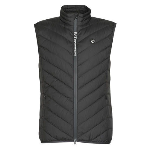 vaatteet Miehet Toppatakki Emporio Armani EA7 TRAIN CORE SHIELD M DOWN LIGHT VEST Musta