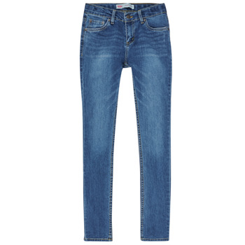 vaatteet Pojat Skinny-farkut Levi's SKINNY TAPER JEANS Sininen