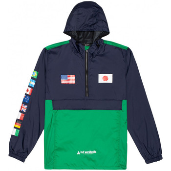 vaatteet Miehet Takit / Bleiserit Huf Jacket flags anorak Sininen