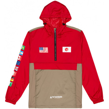 vaatteet Miehet Takit / Bleiserit Huf Jacket flags anorak Punainen