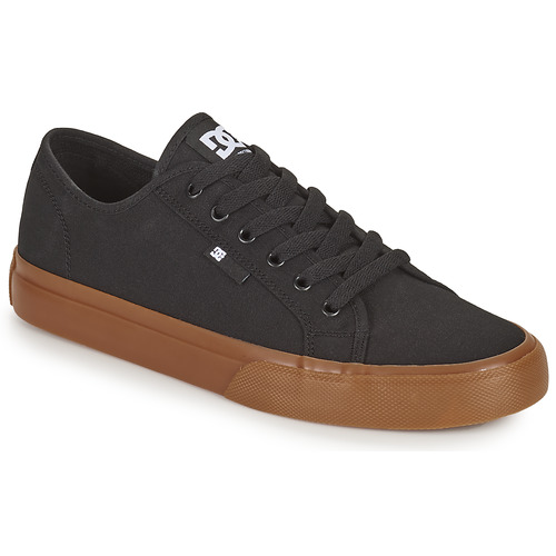 kengät Miehet Matalavartiset tennarit DC Shoes MANUAL Musta / Gum